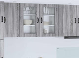 Dishwasher Panel Kalmar 2 pcs Grey Sonoma 40 x 31 x 80 cm 884647