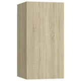 10 Piece TV Cabinet Set Sonoma Oak Engineered Wood 3079052