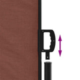 Retractable Side Awning Brown 100x300 cm 4004269
