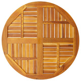 Table Top 90x2.2 cm Round Solid Wood Acacia 4004251