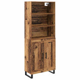 Highboard 2 pcs Old Wood 69.5 x 34 x 180 cm 3415768