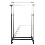 Adjustable Clothes Racks 2 pcs 2 Hanging Rails 270182