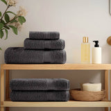 Premium Towels "SOLUND" 2 pcs Anthracite 100x200 cm 600 gsm 137172