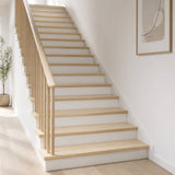 Stair Tread 12 pcs 80 x 30 x 2 cm White Solid Oak Wood 3449412