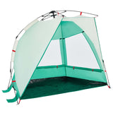 ZNTS Beach Tent 2-Person Sea Green Quick Release Waterproof 4005291