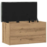 Storage Bench Artisan Oak 82x42x45 cm Engineered Wood 857618