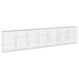 Gabion Basket with Cover 700x50x150 cm Galvanised Iron 3295160