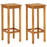 3 Piece Balcony Bar Set Solid Acacia Wood 310254