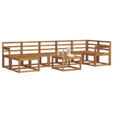 Outdoor Sofa Set 8 pcs Natural Solid Acacia Wood 3366732