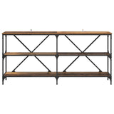 Console Table Old Wood 160 x 30 x 75 cm Engineered Wood 881902