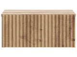 Wall-Mounted Bedside Cabinet 2 pcs Artisan Oak Engineered Wood 898444