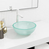 ZNTS Basin Tempered Glass 30x12 cm Frosted 345241