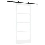 Sliding Door ORKDAL White and Black 93 x 211 cm 3332010