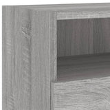 TV Wall Cabinet Grey Sonoma 100x30x30 cm Engineered Wood 836892