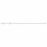 Mini Sliding Cabinet Door Kit Carbon Steel White 200 cm 151695