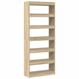 Book Cabinet Sonoma Oak 80 x 30 x 198 cm Engineered Wood 3333918