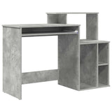 Desk Concrete Grey 120.5 x 44 x 88.5 cm Engineered Wood 869477