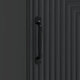 Bedside Cabinet Black 43 x 34.5 x 50 cm Engineered Wood 894797