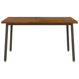 120 x 90 x 75 cm Solid Acacia Wood Natural and Coffee 937547