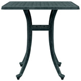 Garden Table Green 53x53x53 cm Cast Aluminium 4002822