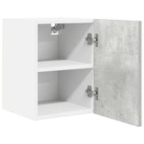 Hanging Cabinet 2 pcs Concrete Grey and White 30 x 31 x 40 cm 884121