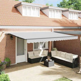 Awning Frame Anthracite 400 x 300 cm Aluminium 313261
