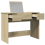 Dressing Table with Mirror Sonoma Oak 100x45x76 cm 840697