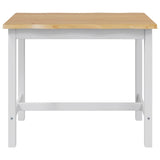 High Bar Table EKAI White 112 x 70 x 91 cm Solid Pine Wood 42037014