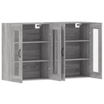 Wall Mounted Cabinets 2 pcs Grey Sonoma Engineered Wood 3197911