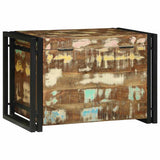 Storage Box Brown and Black 60 x 40 x 41 cm Reclaimed Wood 4016752