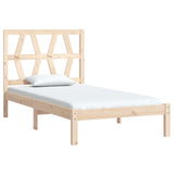 Bed Frame without Mattress Solid Wood Single 3103963