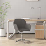 Swivel Office Chair Light Grey Fabric 344712
