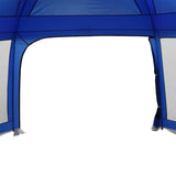 ZNTS Pool Tent with Removable Fly & Mesh Walls Azure Blue 670x590 cm 4100631