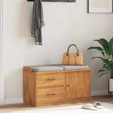 Hallway Bench SANDNES 87x40x50 cm Solid Wood Pine 4010463