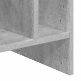 Record Cabinet Concrete Grey 78.5 x 35 x 45 cm Engineered Wood 891075