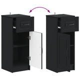 Bathroom Storage Cainet UTRECHT Black 30 x 31 x 77 cm 897706