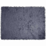 Faux Sheepskin Rug TAFALLA Anthracite 160 x 230 cm Polyester 42021594