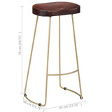 Gavin Bar Stools 2 pcs Solid Mango Wood 247835