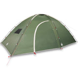 Camping Tent 8-Person Green Waterproof 94716