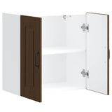 Kitchen Wall Cabinet Kalmar Brown Oak Engineered Wood 853584