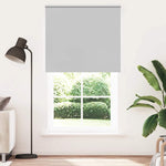 ZNTS Roller Blind Blackout Light Grey 125x230 cm Fabric Width 121.6 cm Polyester 4011471