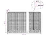 Gabion with 3.5 mm Wire and 5x5 cm Mesh 950x30x200 cm 3462301