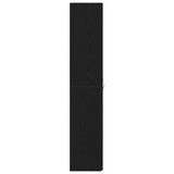 Shoe Cabinet with Door Black 80 x 35.5 x 180 cm Engineered wood 3333845