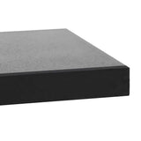 Parasol Base Black Granite, Stainless Steel 20kg, 40 x 40 x 4.5 cm 45066