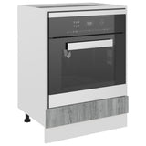 Oven Cabinet Lyon Grey Sonoma 60x46x81.5 cm Engineered Wood 825835