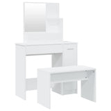 Dressing Table Set White 86,5x35x136 cm 3114147