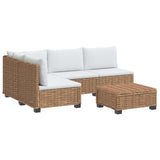 5 pcs Rattan Lounge Set with Cushions GENDT Natural Rattan 3429872