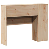 Headboard with Storage 90 cm Solid Wood Pine 855642