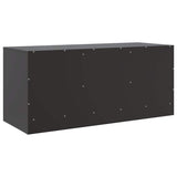 TV Cabinet Black 99x39x44 cm Steel 841685
