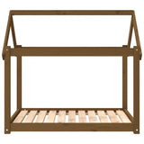 Dog Bed Honey Brown 101x70x90 cm Solid Wood Pine 822215